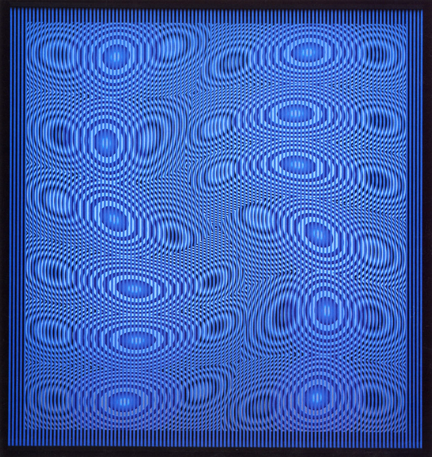 Gocce ondulate, 1962-1998, cm 100x100