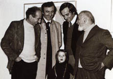 Eugenio Carmi, Agostino Bonalumi, Franco Rossi e Luigi Veronesi